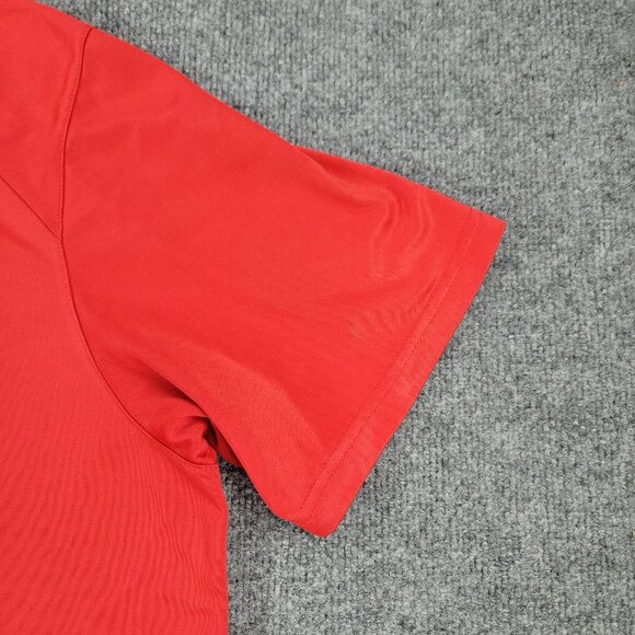 Nike Polo Shirt Men's 2XL Red Dri-Fit Logo Graphic Collar Short Sleeve Adult XXL - Picture 5 of 14
